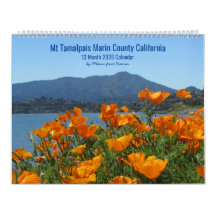 2026 Mt Tamalpais California Calendar II