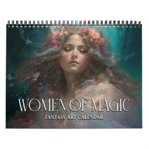 Calendário 2026 Mulheres De Magic 3 Fantasy Art Calendar