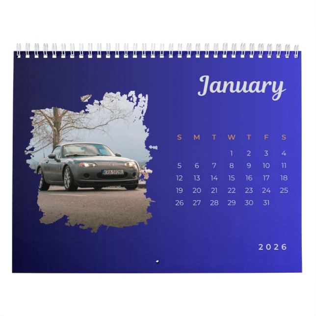 Calendário 2026 MX-5 Miata Calendar (Capa)