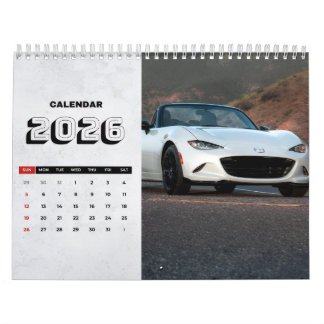 Calendário 2026 MX-5 Miata Vol 2 Calendar