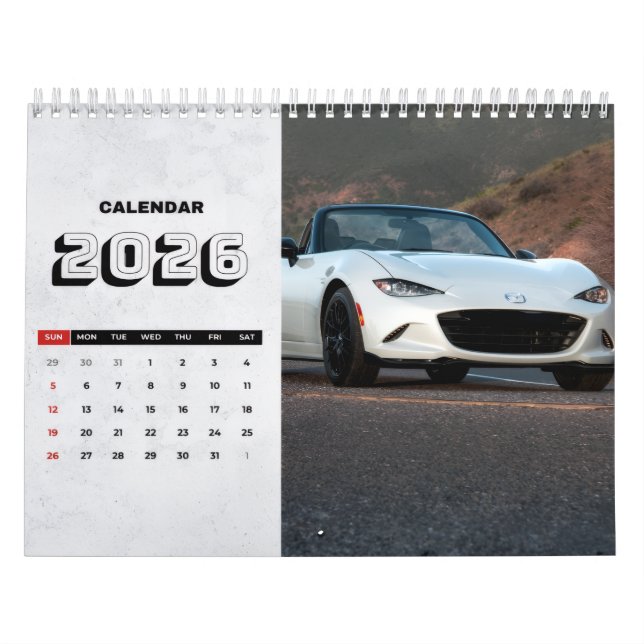 Calendário 2026 MX-5 Miata Vol 2 Calendar (Capa)