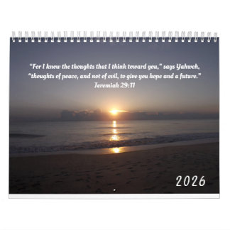 Calendário 2026 Nature's Blessings Calendar
