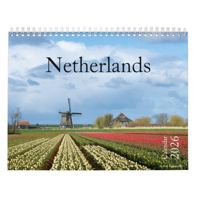 Calendário 2026 Netherlands landscape photography (Capa)