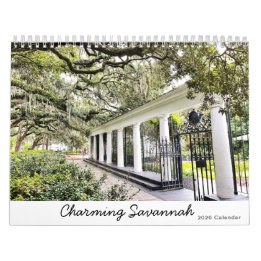 Calendário 2026 New Charming Savannah Calendar