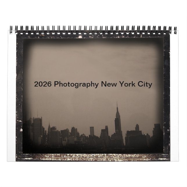 Calendário 2026 Nova York (Capa)