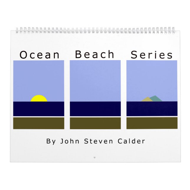 Calendário 2026 Ocean Beach Series Calendar (Capa)