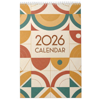 Calendário 2026 One-Page Small Calendar – Clean and Modern