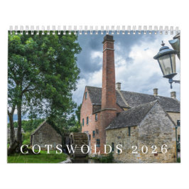 Calendário 2026 para Cotswolds