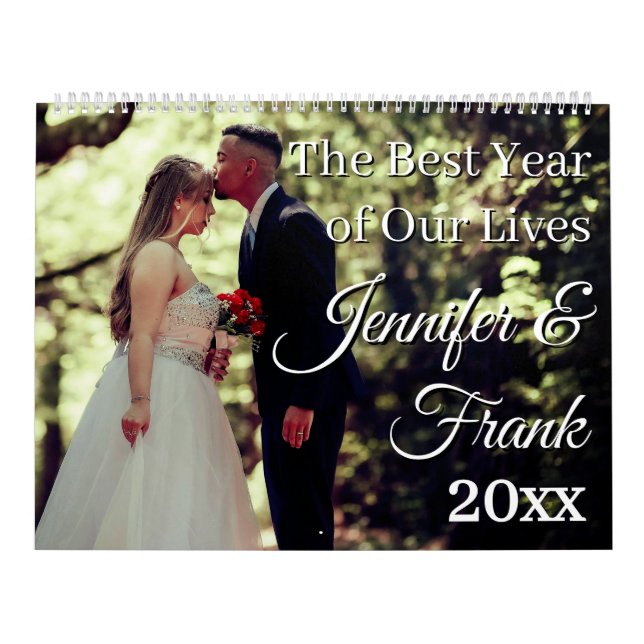 Calendário 2026 Personalizar A Minha Foto De Casamento (Capa)