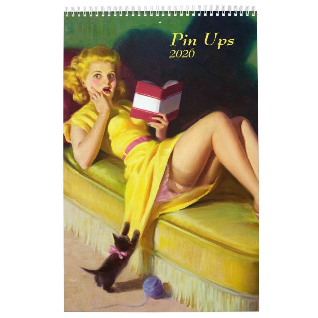 Calendário 2026 Pin Up Calendar (Capa)