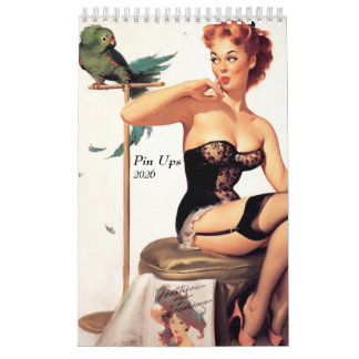Calendário 2026 Pin Up Calendar