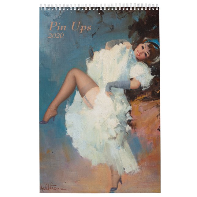 Calendário 2026 Pin Up Calendar (Capa)