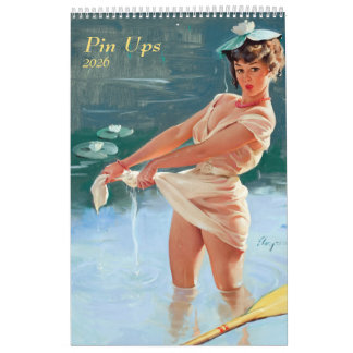Calendário 2026 Pin Up Calendar