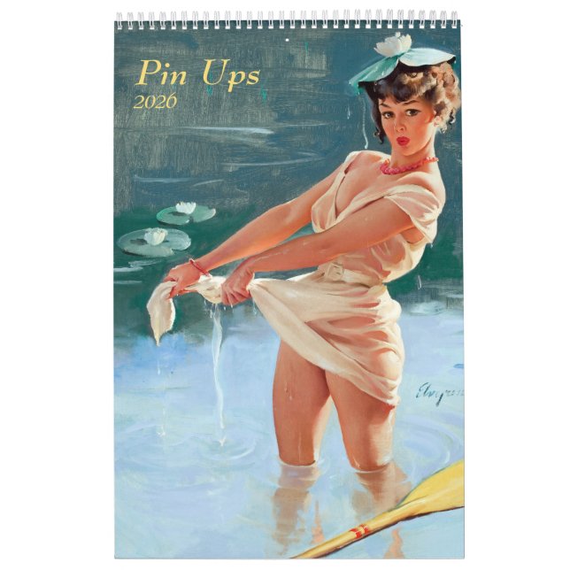 Calendário 2026 Pin Up Calendar (Capa)