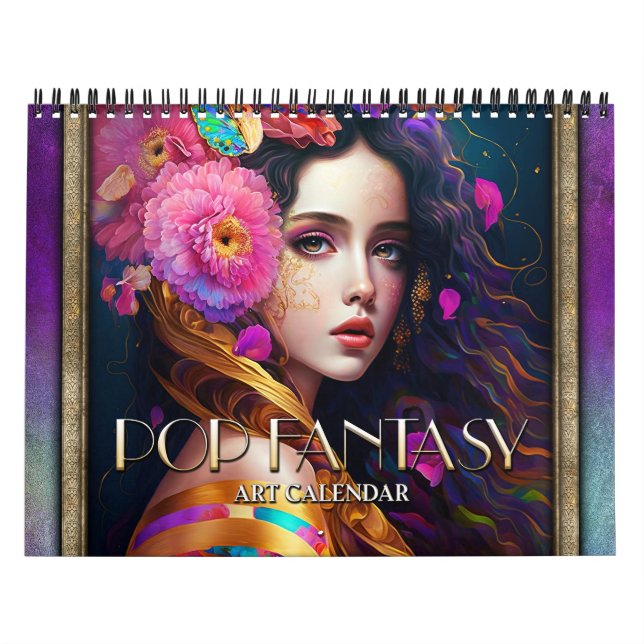 Calendário 2026 Pop Fantasy Surreal Women Art Calendar (Capa)