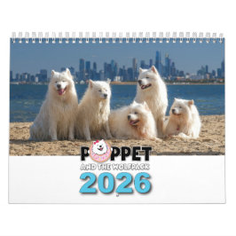 Calendário 2026 Poppet and the Wolfpack