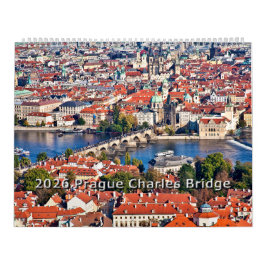 Calendário 2026 Praga - Ponte Carlos