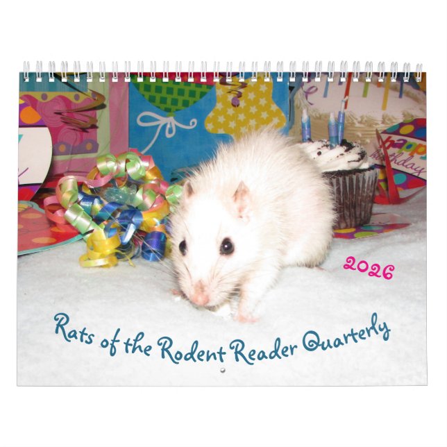 Calendário 2026 RATS do Leitor de Roedores B (Capa)
