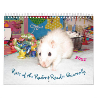 Calendário 2026 RATS of the Rodent Reader Calendar B