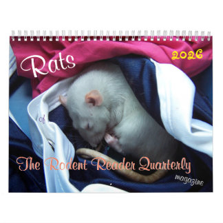 Calendário 2026 Rats of The Rodent Reader Calendar G