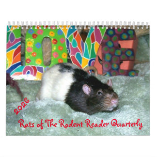 Calendário 2026 RATS of the Rodent Reader Calendar I