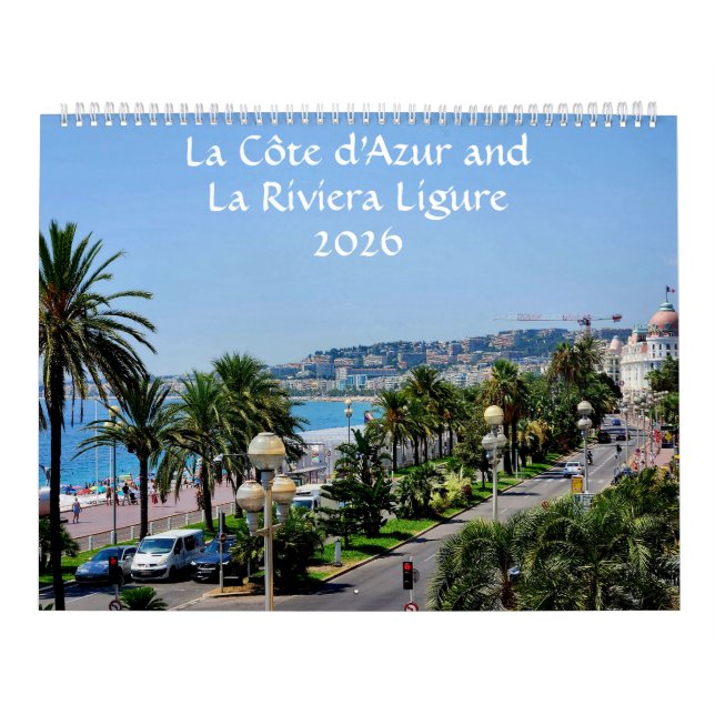 Calendário 2026 Riviera Francesa (Capa)