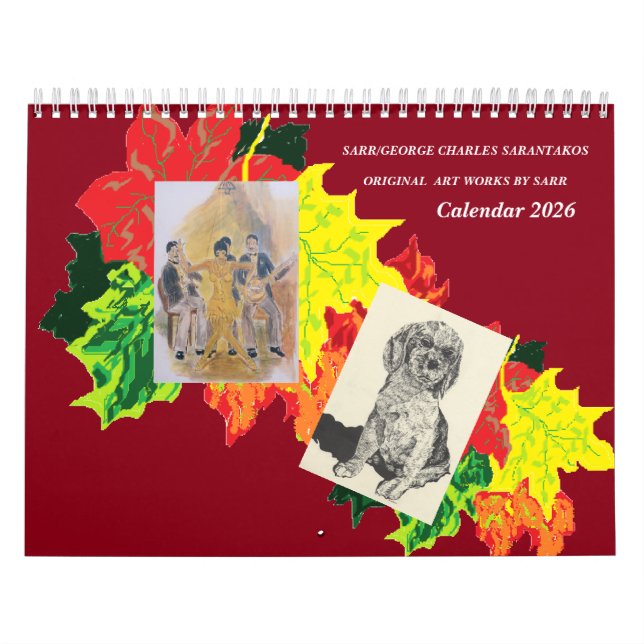Calendário 2026 Sarr /George Charles Sarantakos (Capa)