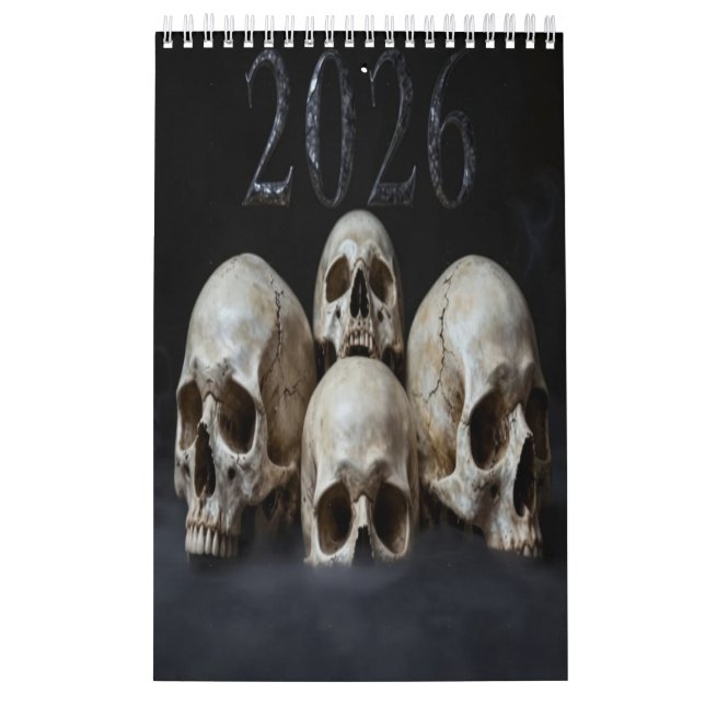 Calendário 2026 Skull Art Calendar (Capa)