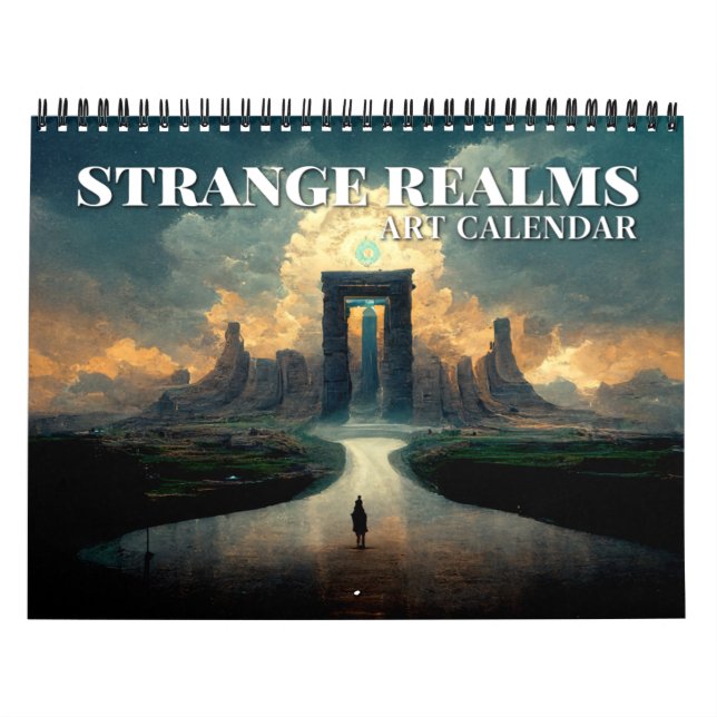 Calendário 2026 Strange Realms 1 Fantasy Art Calendar (Capa)