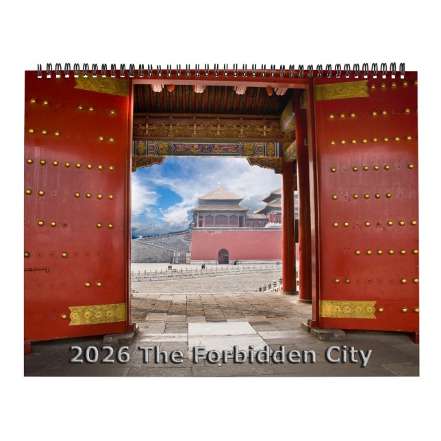 Calendário 2026 The Forbidden City Calendar (Capa)