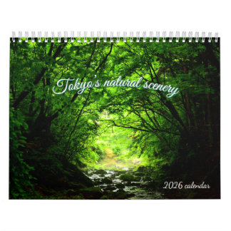 Calendário 2026 Tokyo Natural Scenery Photo Calendar – Mounta