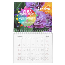 Calendário 2026 :: Viva a Vida Edição ILUMINAÇÃO