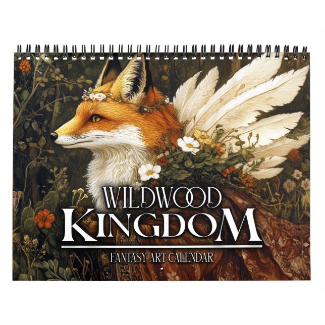 Calendário 2026 Wildwood Kingdom Fantasy Art Calendar (Capa)