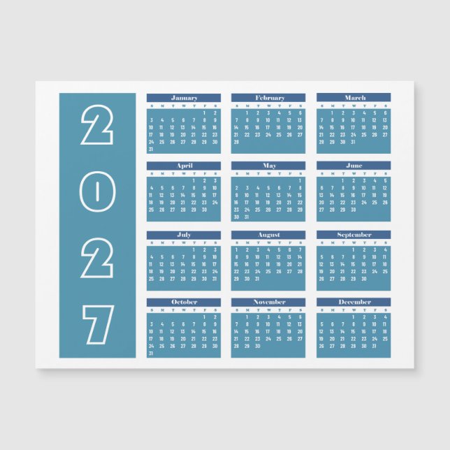 Calendário 2027 (Frente)