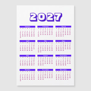 Calendário 2027