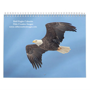 Calendário 2027 Águias-Americanas Fotografia da Vida Selvag
