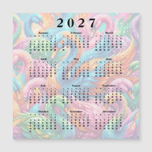 Calendário 2027 Cisnes