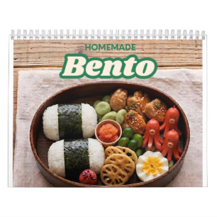 Calendário 2027 de Arte de Comida Japonesa Bento C
