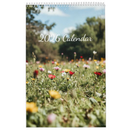 Calendário 2027 Flowers Calendar (Images created by Grok)