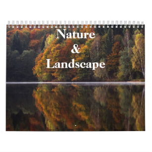 Calendário 2027 Fotografia da Natureza e Paisagem