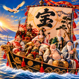 Calendário 2027 Japanese Feng Shui Good Fortune Calendar – 12