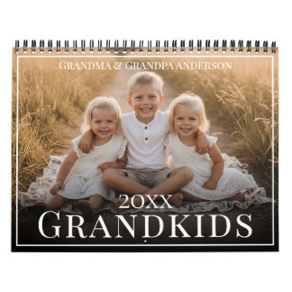 Calendário 2027 Netos Foto Personalizada Netos