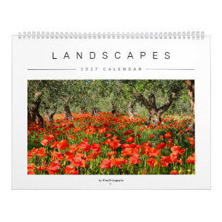 Calendário 2027 Paisagens fotogênicas foto de arte-fina