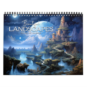 Calendário 2027 Paisagens Lindas 5 Paisagens Noturnas de Fant