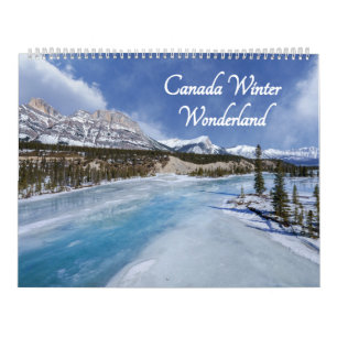 Calendário 2027 Para Sempre Canadá Magia de Inverno