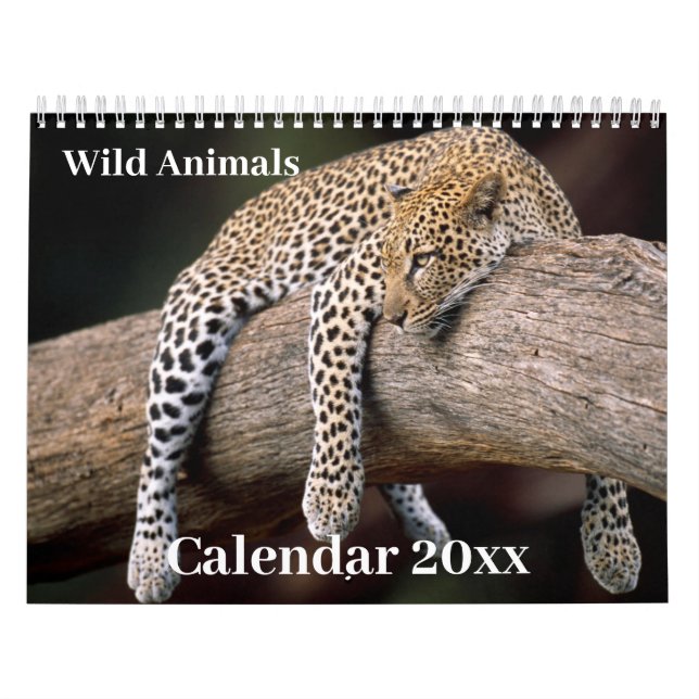 Calendário 20xx - Animais Selvagens (Capa)