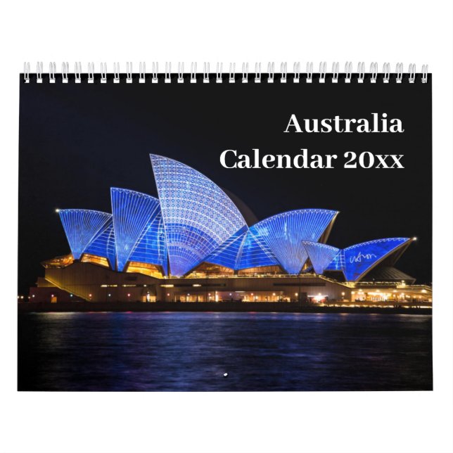 Calendário 20xx - Austrália (Capa)