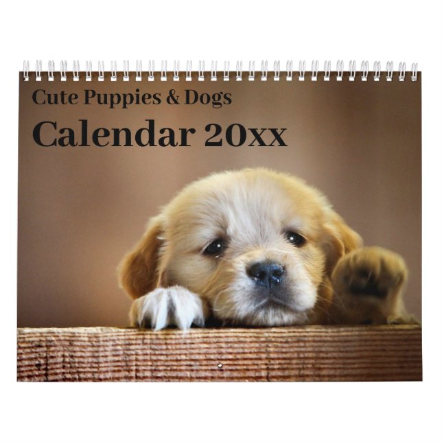 Calendário 20xx - Cachorros e Cachorros (Capa)