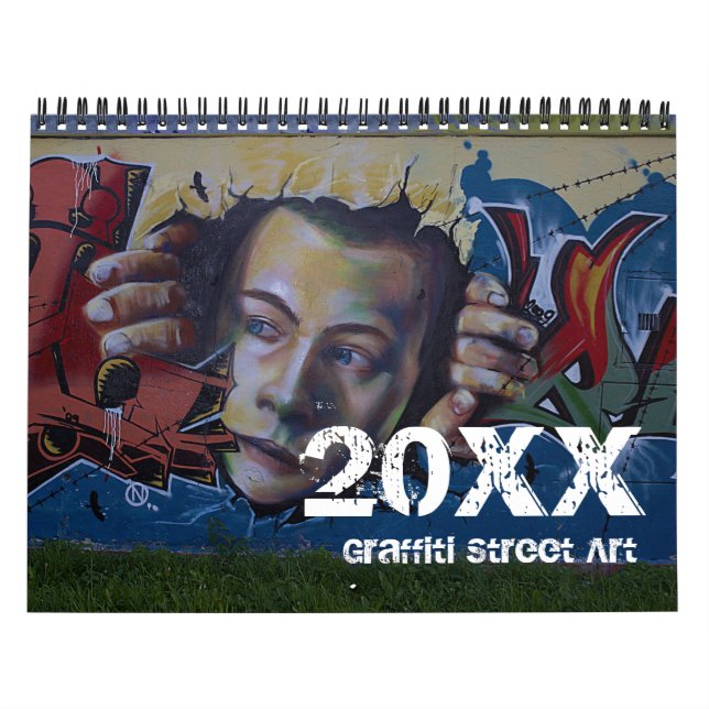 Calendário 20xx da arte da rua dos grafites (Capa)