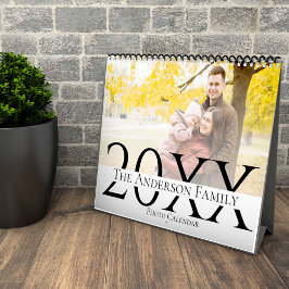 Calendário 20XX de Fotos da Família Personalizada